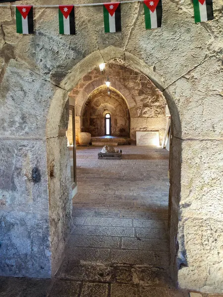 Los Interiores Del Castillo Ajlun Jordania —  Fotos de Stock