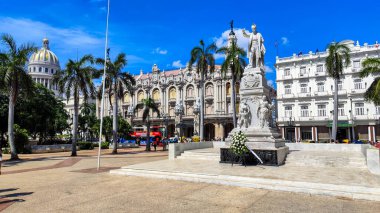 Havana, Küba - 7 Ağustos 2023: Küba Havana Merkez Parkı