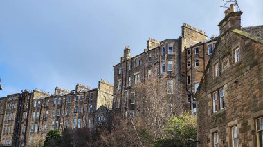 Edinburgh, İskoçya - 30 Mart 2024: İskoçya 'daki Edinburgh' daki Dekan Köyü