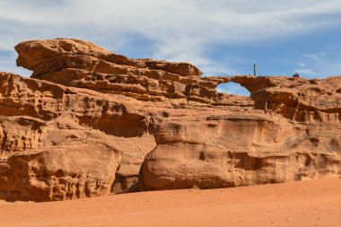 Ürdün 'deki Wadi Rum Çölü manzarası