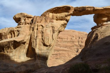 Ürdün 'deki Wadi Rum Çölü manzarası