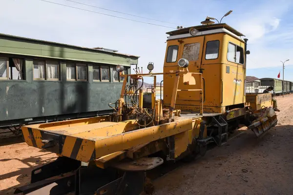 Old Train Wadi Rum Desert Jordan Stock Image