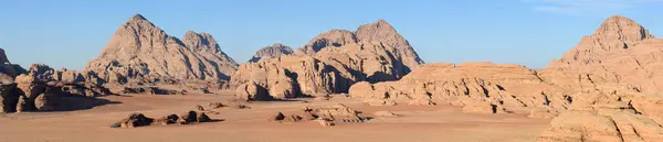 Paysage Désert Wadi Rum Sur Jordanie Images De Stock Libres De Droits