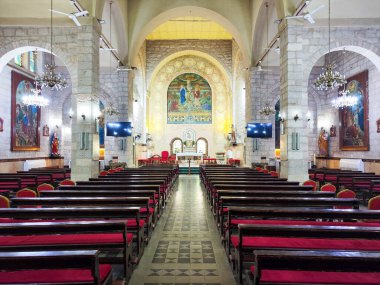 Ürdün 'deki Madaba' daki Aziz John Kilisesi.