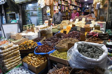 Amman, Jordan - 25 Ocak 2024: Ürdün 'deki Amman pazarında