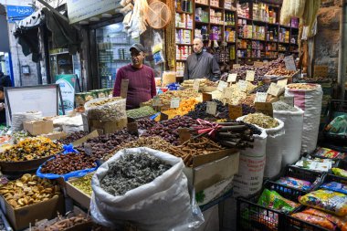 Amman, Jordan - 25 Ocak 2024: Ürdün 'deki Amman pazarında