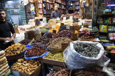 Amman, Jordan - 25 Ocak 2024: Ürdün 'deki Amman pazarında