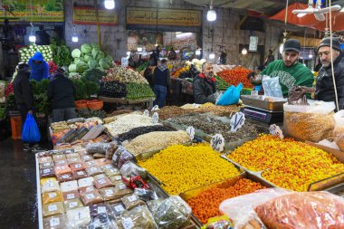 Amman, Jordan - 25 Ocak 2024: Ürdün 'deki Amman pazarında