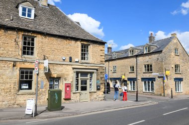 Stow on the wold, England - 19 Mayıs 2024: İngiltere 'deki Stow köyüne bakın