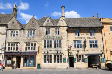 Stow on the wold, England - 19 Mayıs 2024: İngiltere 'deki Stow köyüne bakın