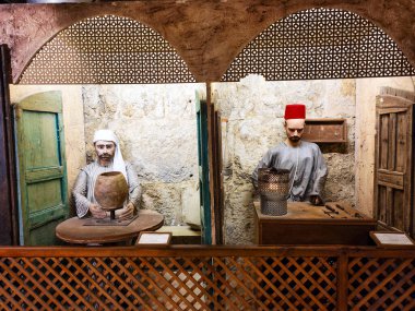 Amman, Ürdün - 25 Ocak 2024: Ürdün 'deki Amman Tiyatrosu Müzesi