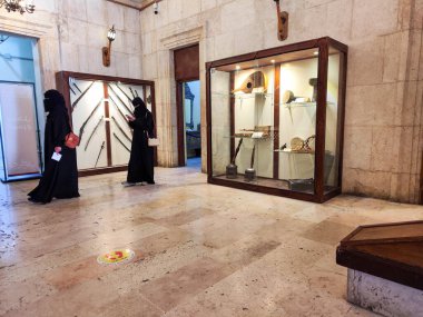 Amman, Ürdün - 25 Ocak 2024: Ürdün 'deki Amman Tiyatrosu Müzesi
