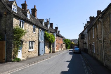 Woodstock, İngiltere - 19 Mayıs 2024: İngiltere 'nin Woodstock köyünde