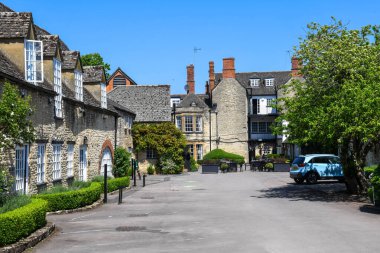 Woodstock, İngiltere - 19 Mayıs 2024: İngiltere 'nin Woodstock köyünde