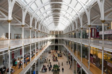 Edinburgh, İskoçya - 31 Mayıs 2024: Edinburgh 'daki İskoçya Ulusal Müzesi' nde
