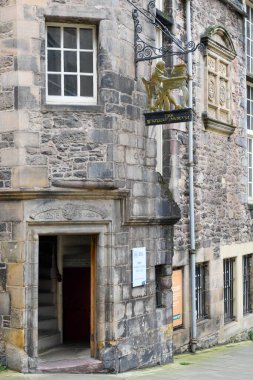 Edinburgh, İskoçya - 29 Mart 2024: İskoçya 'daki Edinburgh Yazarlar Müzesinde