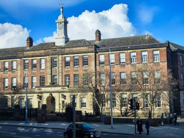 Edinburgh, İskoçya - 29 Mart 2024: İskoçya 'daki Edinburgh binası