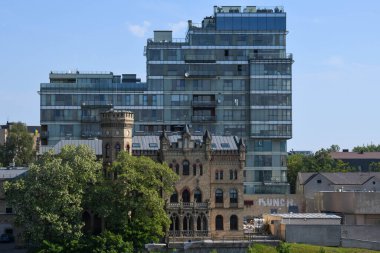 Vilnius, Litvanya - 1 Haziran 2024: Litvanya 'daki Vilnius gökdeleninde