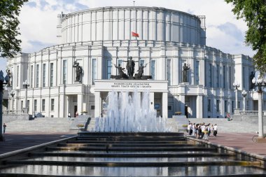 Minsk, Belarus - 28 Mayıs 2024: Minsk 'teki Bolşoy tiyatrosunda