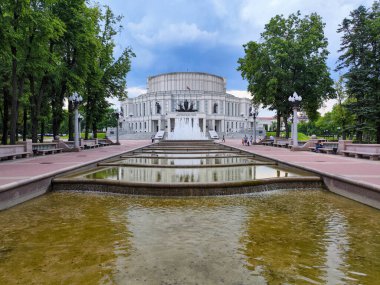 Minsk, Belarus - 28 Mayıs 2024: Minsk 'teki Bolşoy tiyatrosunda