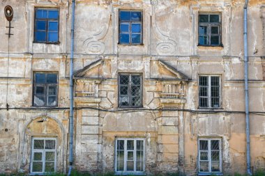 Litvanya 'da Vilnius' un eski bir binasına bak