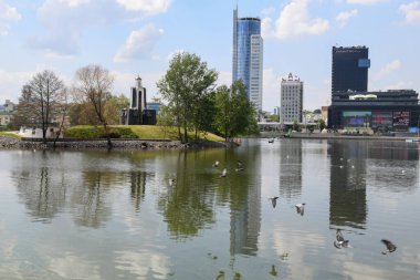 Minsk, Belarus - 27 Mayıs 2024: Belarus 'taki Minsk' te