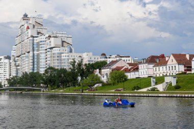 Minsk, Belarus - 27 Mayıs 2024: Belarus 'taki Minsk' te