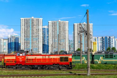 Minsk, Belarus - 27 Mayıs 2024: Belarus 'taki Minsk' te