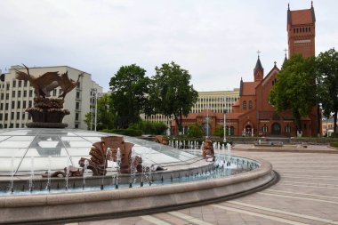 Minsk, Belarus - 27 Mayıs 2024: Belarus 'taki Minsk' te