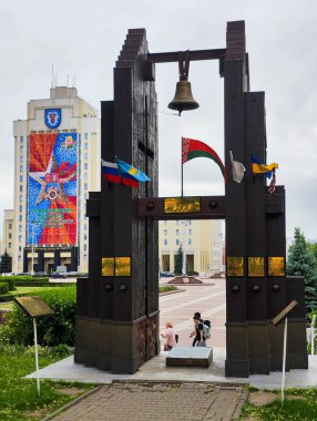 Minsk, Belarus - 27 Mayıs 2024: Belarus 'taki Minsk Anıtı