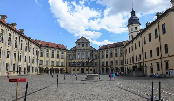 stock image Nyasvizh, Belarus - 29 May 2024: the castle of Nyasvizh on Belarus