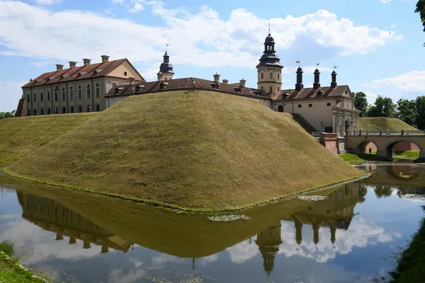 stock image Nyasvizh, Belarus - 29 May 2024: the castle of Nyasvizh on Belarus