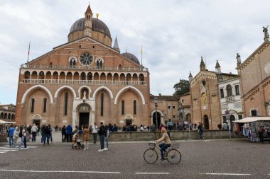 Padova, Italy - 20 Oktober 2024: view at Sant Antonio basilica on Italy clipart