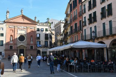 Padova, Italy - 20 Oktober 2024: view at Signori square on Padova in Italy clipart