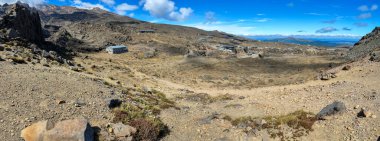 Whakapa kayak merkezindeki İHA görüntüsü Yeni Zelanda 'da yaz zamanı