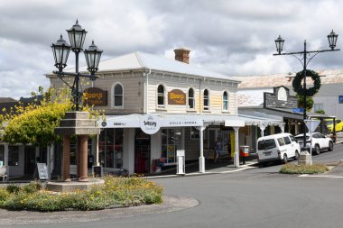 Waihi, Yeni Zelanda - 19 Ocak 2025: Yeni Zelanda Waihi 'deki sömürge evi