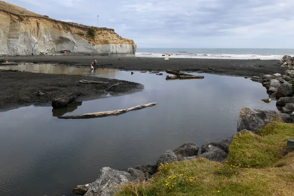 Yeni Zelanda 'daki Kai Lwi plajına bakın.