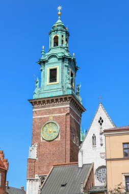 Cracow, Polonya - 6 Haziran 2025: Polonya 'daki Wawel Krakedrali