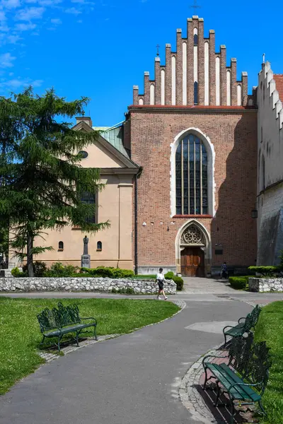 Cracow, Polonya - 6 Haziran 2025: Polonya 'nın eski Krakow kentine bakın