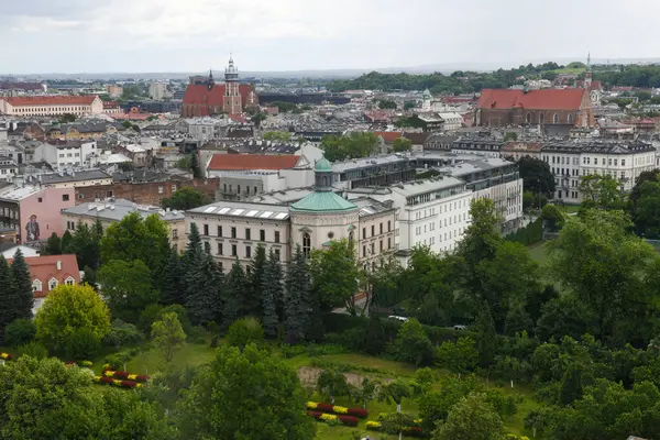 Cracow, Polonya - 6 Haziran 2025: Polonya 'nın eski Krakow kentine bakın