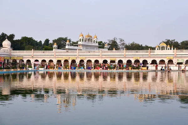 Nové Dillí Indie 2022 Sikh Chrám Gurudwara Bangla Sahib Svatý — Stock fotografie