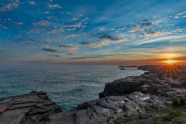 Clouds at sunrise, Bay of Biscay, Spain