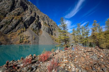 Shavlo Gölü, Altai Dağları, Sibirya, Rusya
