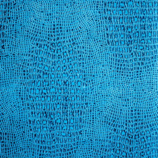 Karmaşık Desenleri Sahte Mavi Derinin Masmavi Tonunu Gösteren Yakın Çekim — Stok fotoğraf