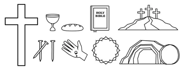 Paskalya Hristiyan ikonları. Hristiyan simgelerinin ana hatları