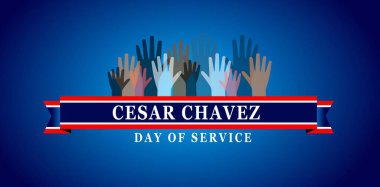 Cesar Chavez Day. March 31. Holiday concept. Template for background, banner, card, poster with text inscription. clipart