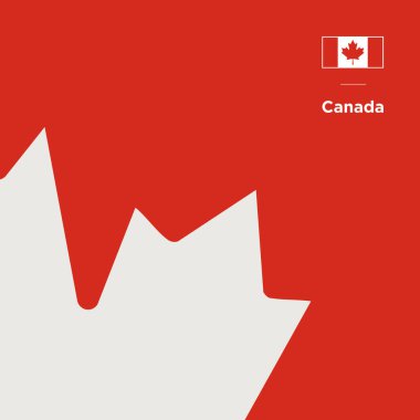 Kanada mı? Kanada 'ya git. Sosyal medya paylaşımı. Vektör