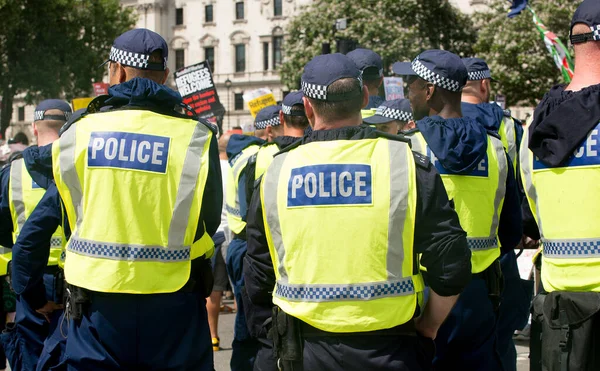 Λονδίνο Ηνωμένο Βασίλειο Ιουλίου 2016 Black Lives Matter Αστυνομικοί Της — Φωτογραφία Αρχείου