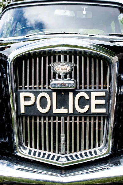 Surrey Verenigd Koninkrijk April 2017 Politiebord Voorkant Van Een Vintage — Stockfoto
