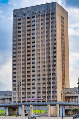 HAVANA, CUBA - Mart 2019: Hastane Kliniği Quirurgico Hermanos Ameijeiras.